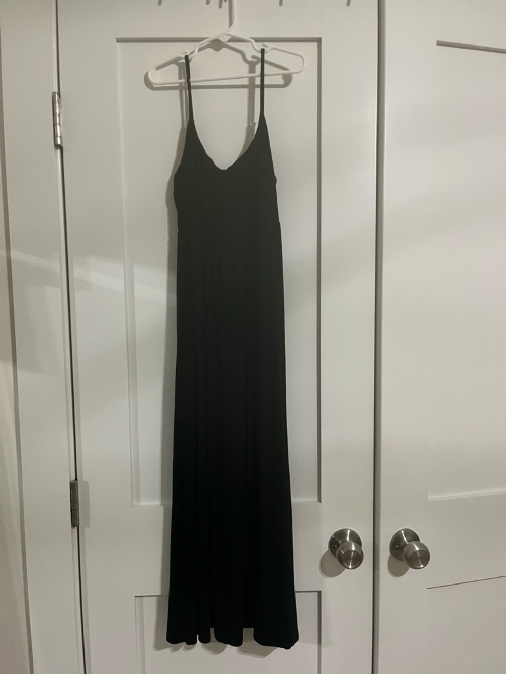 Old Navy Black Spaghetti Strap Maxi Dress